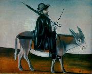 Niko Pirosmanashvili Healer on a Donkey oil